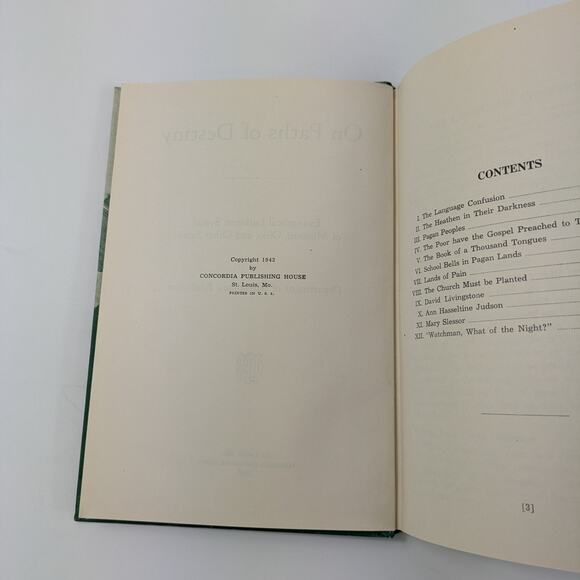 Religious Evangelical Lutheran Book Set 1940s Sandals Peace Wings Faith Bible - Picture 7 of 16